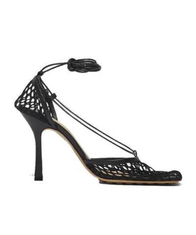 Bottega Veneta Stretch Mesh Pumps In Black