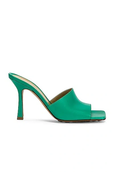 Bottega Veneta Stretch Leather Sandal In Grass