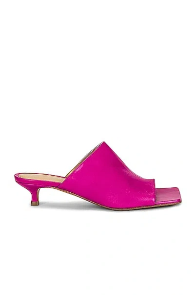 Bottega Veneta Stretch Mule Sandals In Hollyhock