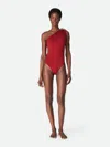 Bottega Veneta Stretch Nylon Swimsuit In Red