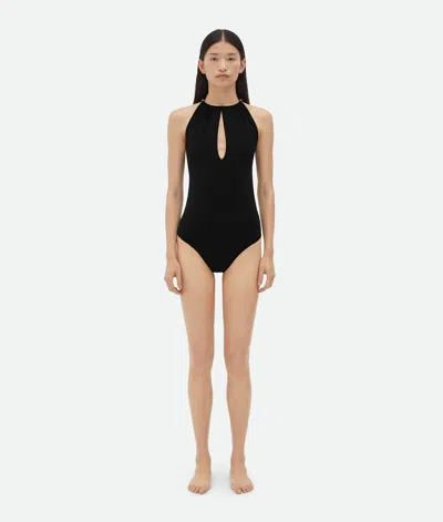Bottega Veneta Stretch Nylon Bikini In Black