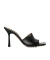 Bottega Veneta Stretch Leather Sandals In Black