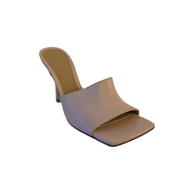 Bottega Veneta Stretch Sandal Lounge Nappa Bandage Beige