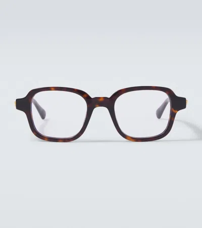 Bottega Veneta Stretch Square Glasses In Black