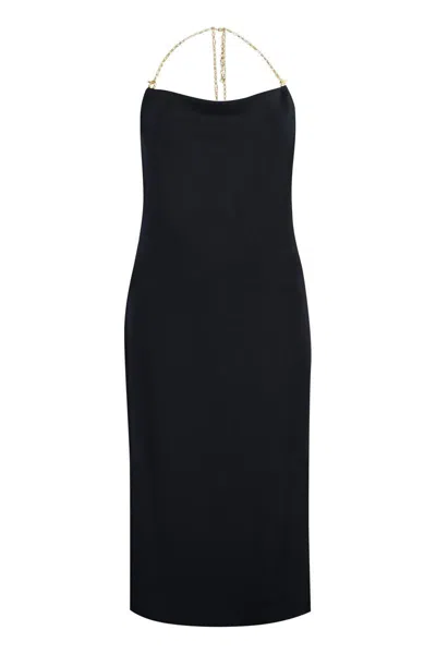 Bottega Veneta Stretch Viscose Dress In Black