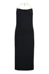 Bottega Veneta Stretch Viscose Dress In Black