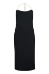 Bottega Veneta Stretch Viscose Dress In Black