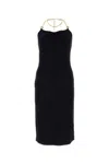 Bottega Veneta Stretch Viscose Dress In Black