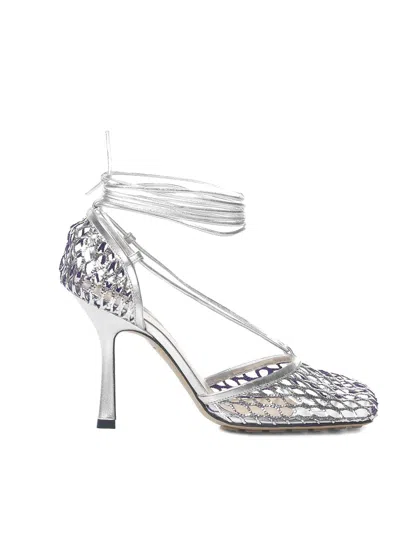 Bottega Veneta Stringati Sandals In Púrpura