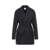 Bottega Veneta Black Sartorial Double-breasted Jacket With Tonal Buttons In Wool Man In Navy