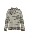 Bottega Veneta Striped Chunky-knit Jumper In Nude