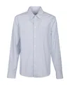 Bottega Veneta Striped Long-sleeve Shirt In Blue
