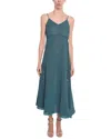 Bottega Veneta Striped Cotton Blend Maxidress With Drawstring In Blue