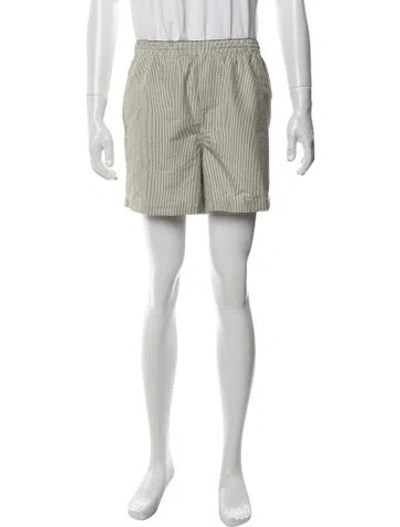 Pre-owned Bottega Veneta Striped Swim Trunks W/ Tags In Multi