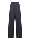 BOTTEGA VENETA STRIPED WOOL TROUSERS