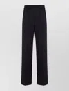 Bottega Veneta Striped Wool Wide Leg Trousers