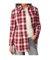 Bottega Veneta Structured Cotton Check Jacket In Tomato/chalky/black