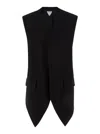 Bottega Veneta Oversized Cotton-blend Melange Vest In Brown