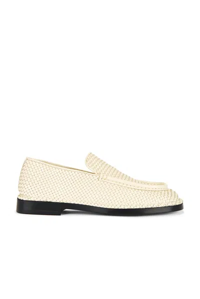 Bottega Veneta Structured Loafer In Sea Salt