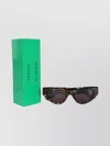 Bottega Veneta Stylish Cat Eye Sunglasses With Gold Accents