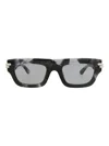 Bottega Veneta Stylish Recycled Acetate Square Sunglasses In Multi