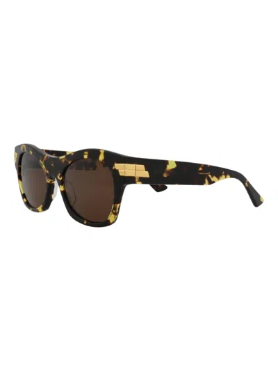 Bottega Veneta Stylish Square Unisex Sunglasses In Brown