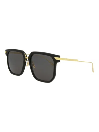 Bottega Veneta Stylish Square/rectangle Women's Acetate Sunglasses In Black