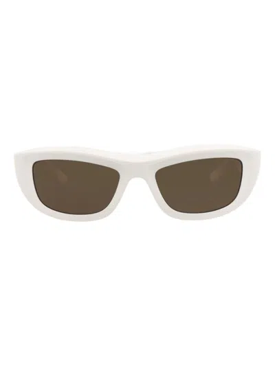 Bottega Veneta Stylish Unisex Injection Square Sunglasses In White