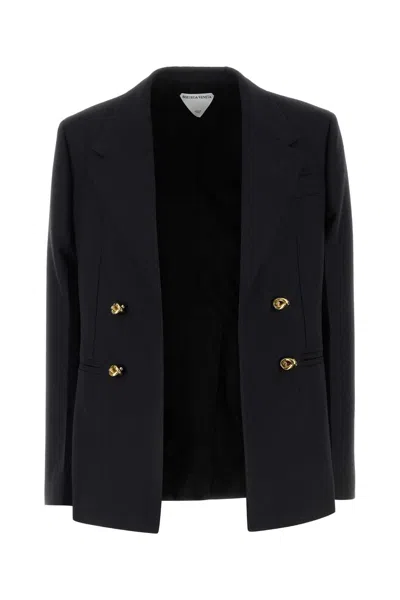 Bottega Veneta Subtle Stripe Wool Knot Jacket