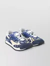 Bottega Veneta Mens Orbit Contrast-panel Woven Low-top Trainers Blue Oth In Blue