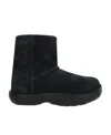 Bottega Veneta Snap Suede Ankle Boots In Black