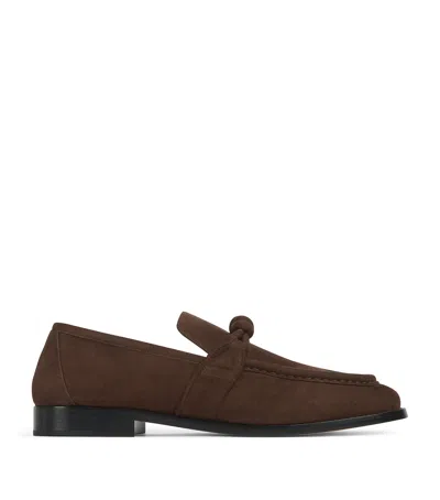 BOTTEGA VENETA SUEDE ASTAIRE LOAFERS
