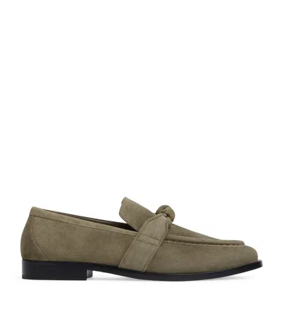BOTTEGA VENETA SUEDE ASTAIRE LOAFERS