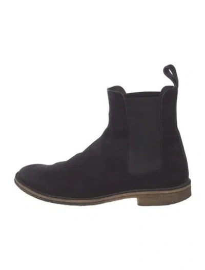 Pre-owned Bottega Veneta Suede Chelsea Boots In Brown
