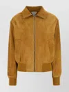Bottega Veneta Tan Calfskin Suede Jacket