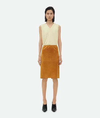 BOTTEGA VENETA JUPE EN DAIM