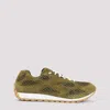 Bottega Veneta Suede Orbit Sneakers Mesh Panels In Brown