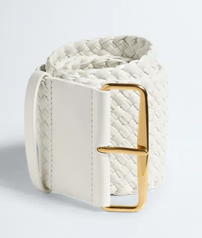 Bottega Veneta Sumo Belt In Metallic