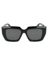 Bottega Veneta Classic Square-shaped Sunglasses In 001 Black Black Grey