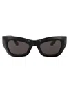 Bottega Veneta Sunglasses In 001 Black Black Grey