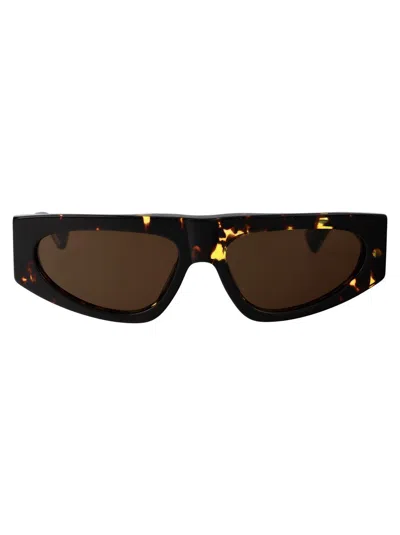 Bottega Veneta Sunglasses In 002 Havana Crystal Brown