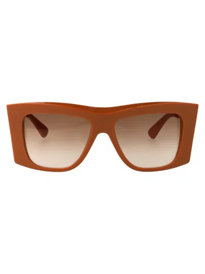Bottega Veneta Women's Brown Acetate Sunglasses In 003 Brown Brown Brown