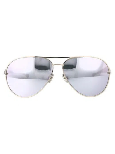 Bottega Veneta Sunglasses In 003 Silver Silver Silver