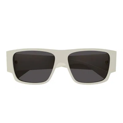 Bottega Veneta Sunglasses In 004 White White Grey