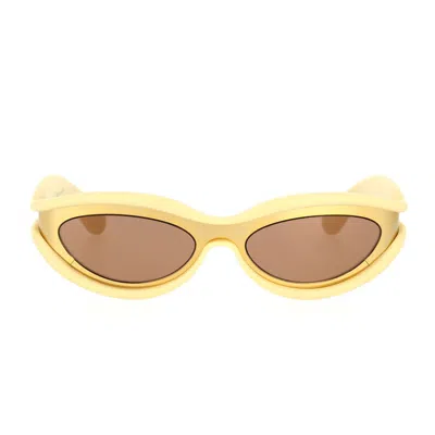 Bottega Veneta Sunglasses In Gold