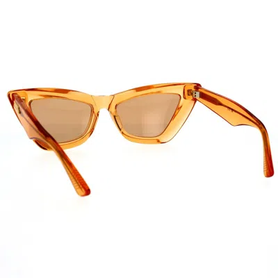 Bottega Veneta Sunglasses In 011 Orange Orange Brown