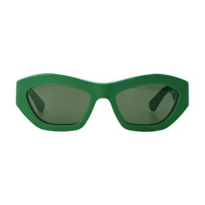 Bottega Veneta Sunglasses In Green