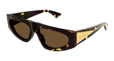 Bottega Veneta Sunglasses In Brown