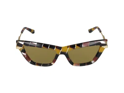 Bottega Veneta Sunglasses In Neutral