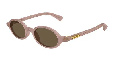 Bottega Veneta Sunglasses In Brown